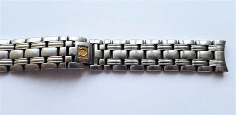 authentic omega watch straps|Omega Watch straps stainless steel.